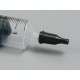 Syringe Cap, plastic cap for end of syringe, Black