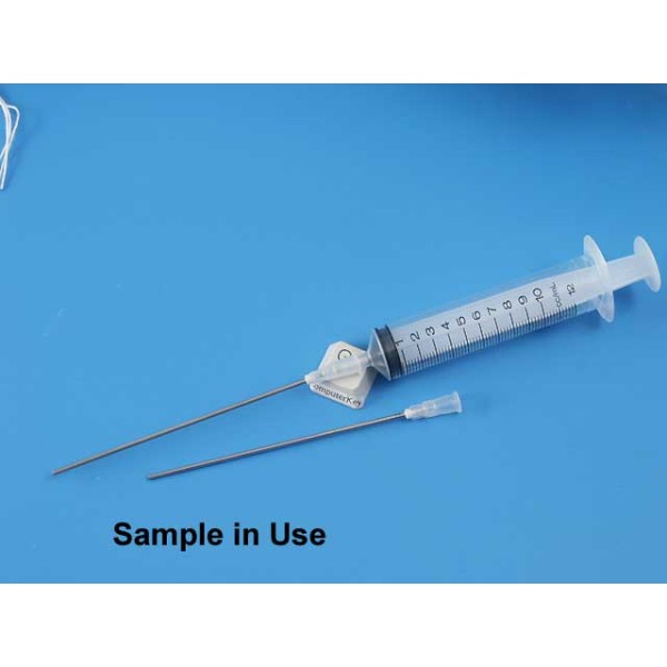 Syringe needle, extra long 100mm blunt end, 16 gauge