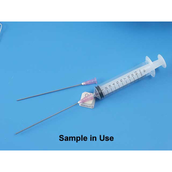 Syringe needle, extra long 120mm blunt end, 18 gauge