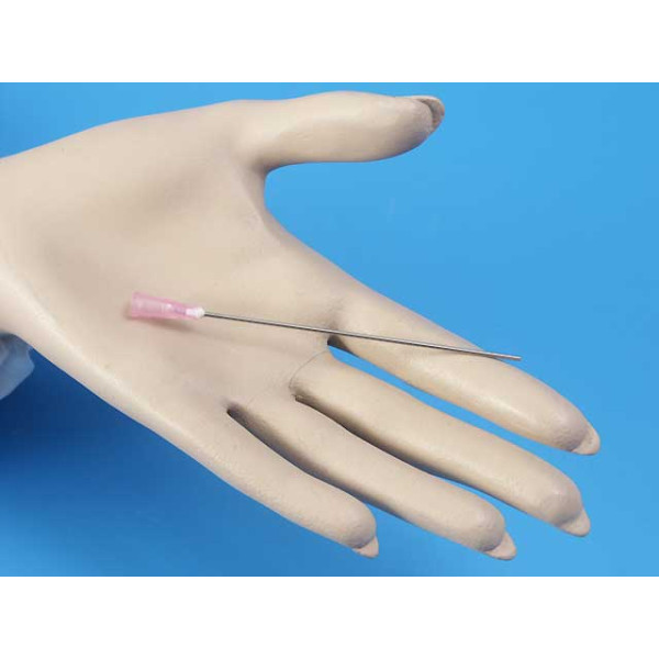 Syringe needle, extra long 120mm blunt end, 18 gauge