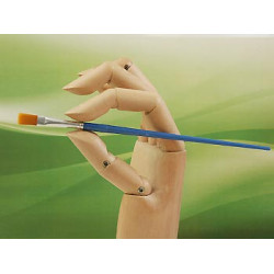 Paintbrush, flat end, ideal for glue etc, 2 pcs