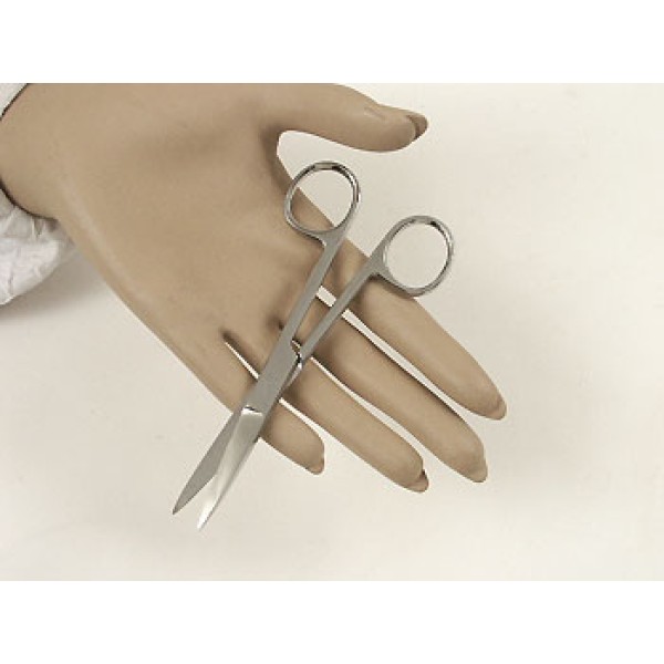 Stainless Steel Scissors, straight, 13cm
