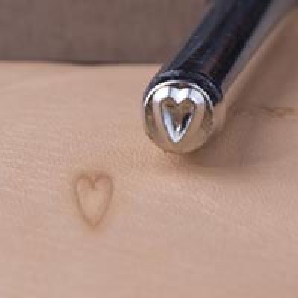 Art Metal Stamping Punch Tall Heart 5mm