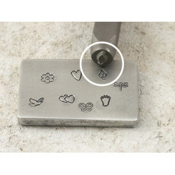Art Metal Stamping Punch Leaf 5mm