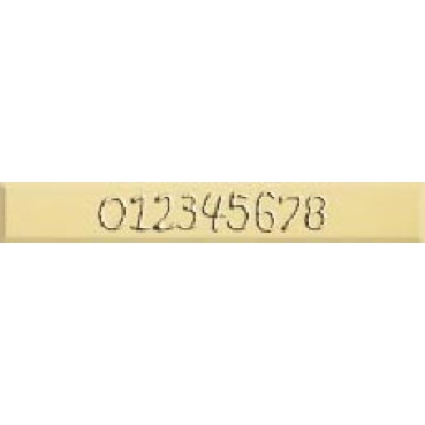 Art Letter Stamping Punch Set 3mm Numbers 9pcs