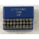 Art Letter Stamping Punch Set 3mm Lower Case 27pcs