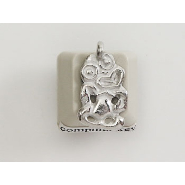 Pewter Charm, NZ Tiki / Manaia