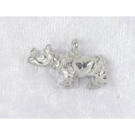 Pewter Charm, Rhino