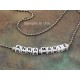 Plastic Letter Bead - A