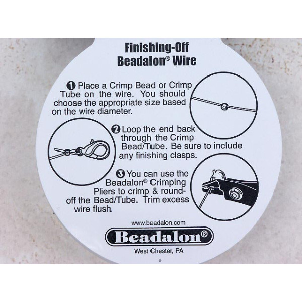 Beadalon® Wire, 7-Strand, Bright, 0.46mm, 91 metres / 300 feet