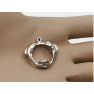 Dolphins ball holder pendant