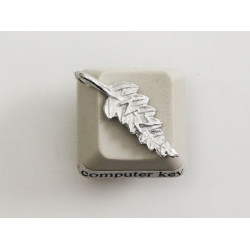 Pewter Charm, NZ Silver Fern