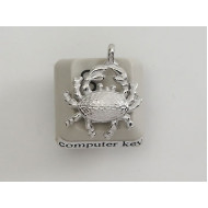 Pewter Charm, Crab