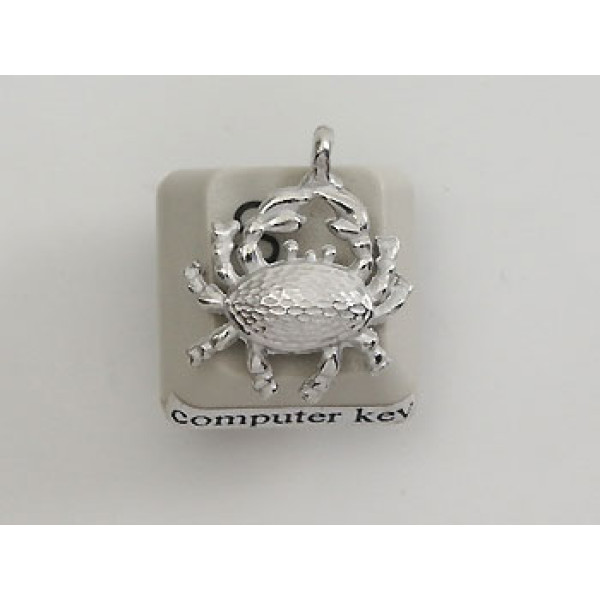 Pewter Charm, Crab