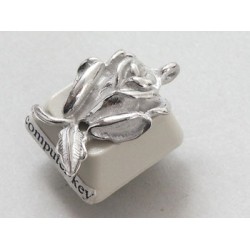 Pewter Charm, Rose