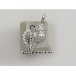 Pewter Charm, Shell, Conch