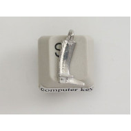 Pewter Charm, Horse Riding Boot