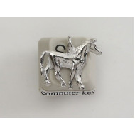 Pewter Charm, Horse, standing