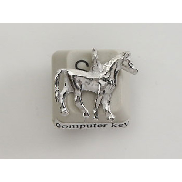 Pewter Charm, Horse, standing