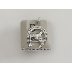 Pewter Charm, Horse Shoe