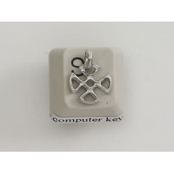 Pewter Charm, Celtic Knot, joiner