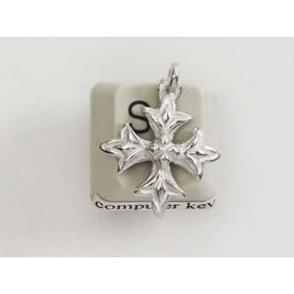 Pewter Charm, Celtic Cross, snowflake