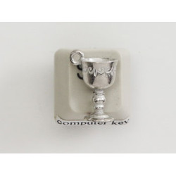 Pewter Charm, Wine Goblet, large