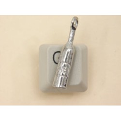Pewter Charm, Wine Bottle