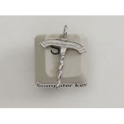 Pewter Charm, Wine Corkscrew, small