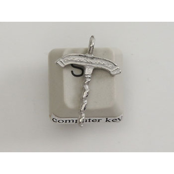 Pewter Charm, Wine Corkscrew, small