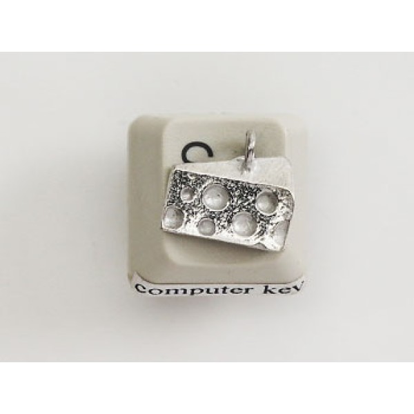 Pewter Charm, Wine theme, Cheese