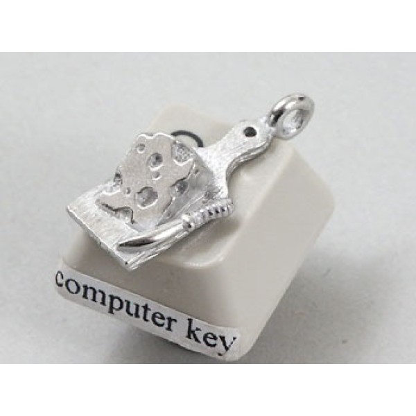 Pewter Charm, wine theme, cheese board