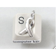 Pewter Charm, Cause Ribbon