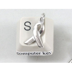 Pewter Charm, Cause Ribbon