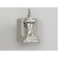 Pewter Charm, Nautical, Lighthouse