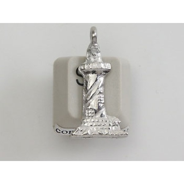 Pewter Charm, Nautical, Lighthouse