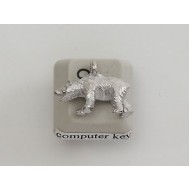 Pewter Charm, Grizzly Bear