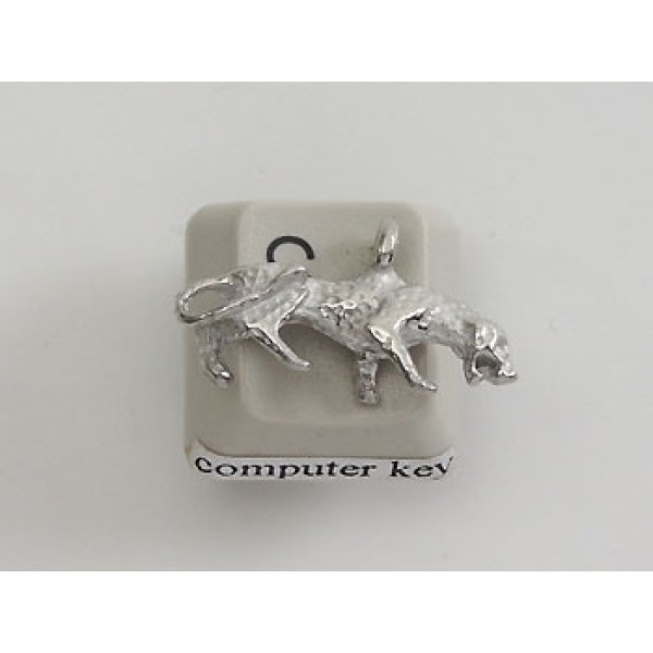 Pewter Charm, Leopard