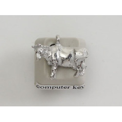 Pewter Charm, Cow
