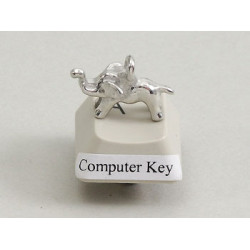 Pewter Charm, Elephant