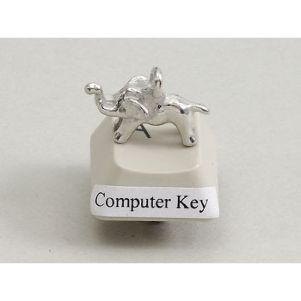 Pewter Charm, Elephant