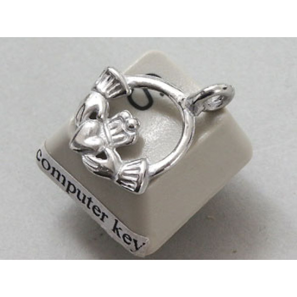 Pewter Charm, Irish Claddagh