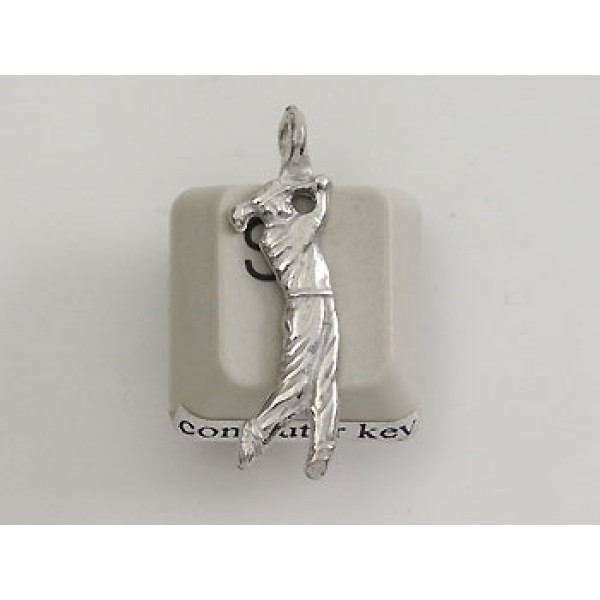 Pewter Charm, Golfing Man