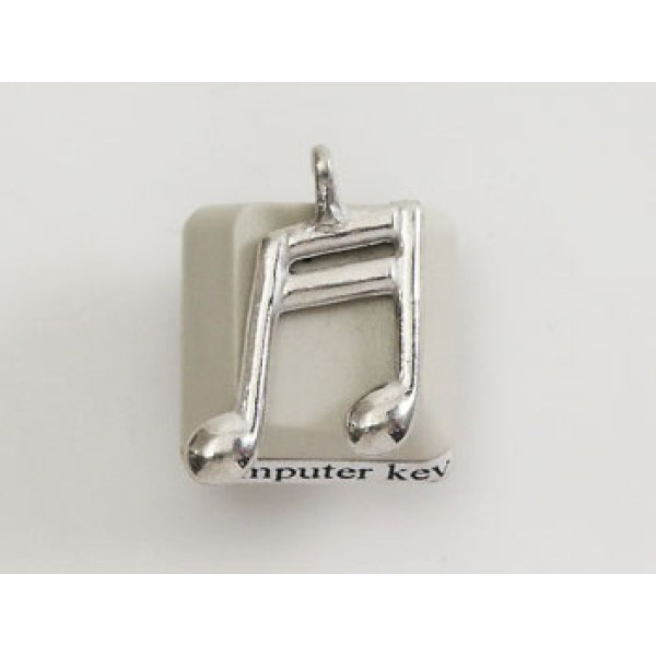 Pewter Charm, Musical note, two sided