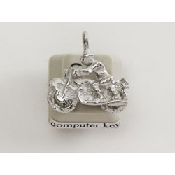 Pewter Charm, Motorbike with rider