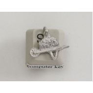 Pewter Charm, Wheelbarrow