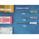Syringe needles, sharp end, 20 gauge, hypodermic needle, pack of 5